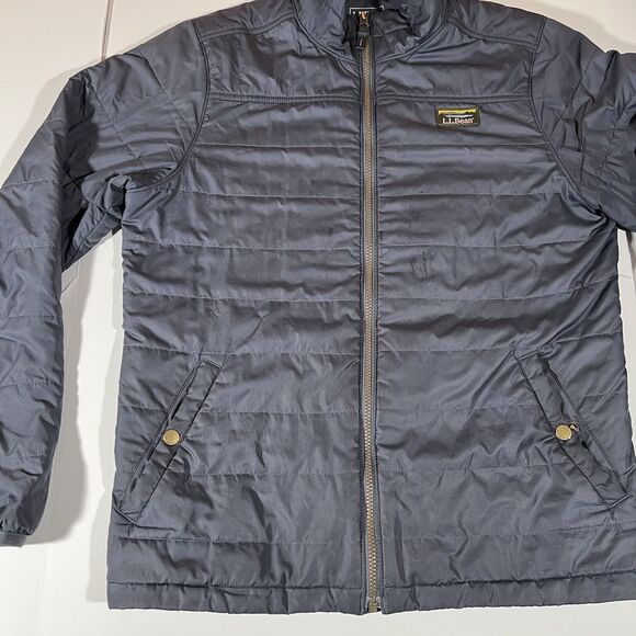 LL Bean Mountain Classic Puffer Full Zip Jacket Coat Men's Medium Reg - Picture 3 of 7